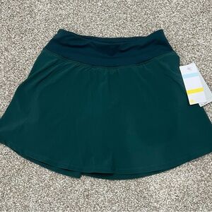 Zella Dark Green Midi Skirt